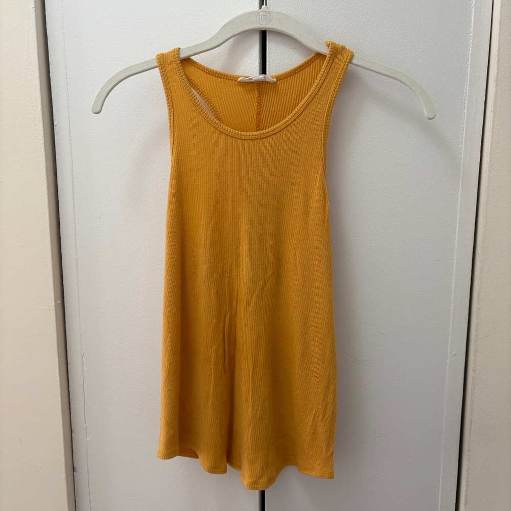 Hashttag Brand | Mustard Yellow Racerback Tank Top